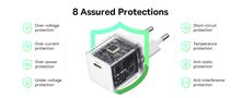 Wall Fast Charger Palm 20W USB-C QC3.0 PD3.0 with USB-C Cable 1m, White P10111602213-01 6932172677428