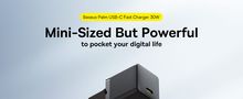 Wall Fast Charger Palm 30W USB-C QC3.0 PD3.0 with USB-C Cable 1m, Black P10111605113-01