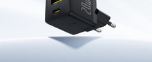 Wall Fast Charger Palm 20W USB + USB-C QC3.0 PD3.0 with USB-C Cable 1m, Black P10111608113-01