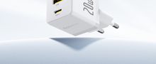 Wall Fast Charger Palm 20W USB + USB-C QC3.0 PD3.0 with USB-C Cable 1m, White P10111608213-01 6932172677374