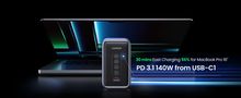 Desktop Fast Charger Nexode 300W USB-A + 4xUSB-C QC4.0+ PD3.1, Black UGREEN/90903B