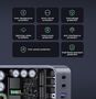 Sieninis įkroviklis Nexode S GaN 65W USB-A + 2xUSB-C QC4.0+ PD3.0, pilkas UGREEN/35042 6941876230426