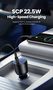 Automobilinis įkroviklis 130W 12-24V USB-A + 2xUSB-C QC3.0 PD3.0, pilkas UGREEN/90413