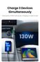 Automobilinis įkroviklis 130W 12-24V USB-A + 2xUSB-C QC3.0 PD3.0, pilkas UGREEN/90413