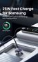 Car Quick Charger 30W 12-24V USB + USB-C QC3.0 PD3.0 PPS, Gray UGREEN/40858 6957303848584