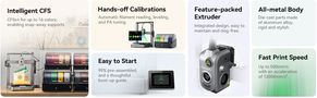3D printer Creality HI Combo 260x260x300mm with CFS accessory CREALITY CREALITY-HI/COMBO 6971636404248