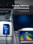 Automobilinis įkroviklis 75W 12-24V USB-A + 2xUSB-C QC3.0 PD3.0, pilkas UGREEN/35024 6941876230242