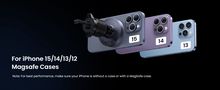 Automobilinis magnetinis laikiklis su belaidžiu Qi įkrovimu 15W, pilkas UGREEN/35029 6941876230297