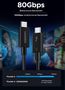 Kabelis USB C  - USB C USB4, Thunderbolt™ 5 240W 1m 40Gbps 16K@60Hz L703 UGREEN UGREEN/45996 6941876249961