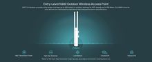 Wireless Wi-Fi 2.4GHz 300Mbps Outdoor Access Point EAP110-Outdoor TPLINKEAP110OUT 6935364097752