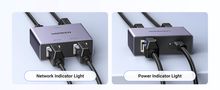 Gigabit Ethernet Splitter 1 to 2 RJ45 (8P8C), Silver UGREEN/45311 6941876243112