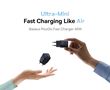 Wall Fast Charger PicoGo GaN 45W USB-C QC PD, Black P10176800123-00 6932172678364