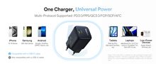 Wall Fast Charger PicoGo GaN 45W USB-C QC PD, Black P10176800123-00 6932172678364