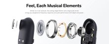 Belaidės Bluetooth 5.3 ausinės Eli Sport 1 su įkrovimo dėklu, juodos A00064400121-00 6932172648275