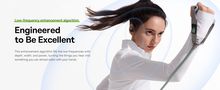 Belaidės Bluetooth 5.3 ausinės Eli Sport 1 su įkrovimo dėklu, juodos A00064400121-00 6932172648275