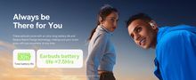 Belaidės Bluetooth 5.3 ausinės Eli Sport 1 su įkrovimo dėklu, juodos A00064400121-00 6932172648275