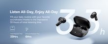 True Wireless Bluetooth 5.3 Earphones Bowie E19 with Charging Case, Black A00069600113-00 6932172655969
