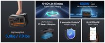 BLUETTI Kilnojama energijos stotelė 300W 230Wh LiFePO4 AC2P 6970991294532; 6970991294556
