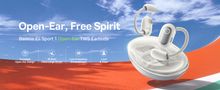 Avatud kõrvaklapid Eli Sport 1 True Wireless Bluetooth 5.3 kõrvaklapid koos laadimiskohvriga, valge A00064400221-00 6932172648268