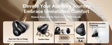Открытые беспроводные наушники True Wireless Bluetooth 5.4 Earphones Bass 15 Clip с зарядным кейсом, черный A00079500113-00 6932172674335