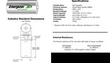 Rechargeable battery HR14 (C) 1.2V 2500mAh Ni-Mh ENERGIZER (2vnt blister) HR14/2500/ENE-BL2 7638900138740
