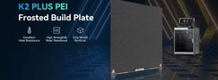 K2 Plus PEI Frosted Build Plate 370x370mm CREALITY CRE-4004090129 6971636408291