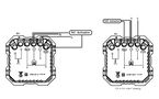 Išmanus, sieninis termostatas grindų termo pavaroms su ratuku, tamsiai pilkas, ZigBee, TUYA ZHT-SR-GA-GY-MS 6974246478487