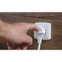 Ilgiklis 2 lizdų 1.4m, 2x USB + 1x USB-C (max galia 17W) 3x1.5 mm² baltas EMOS P02214E 8592920141175