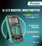 Skaitmeninis multimetras, TRMS, 1000/750 V AC/DC, 10A, 200MOm, 200uF, su diodų, tranzistorių, grandinės testavimo funkcijomis, Pro'sKit MT-1226 4711552168556