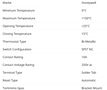 Биметаллический термостат Honeywell, открывается при +25°C, закрывается при 15°C, максимум +150°C, SPST NC, автоматический сброс, крепление на кронште 228-2563
