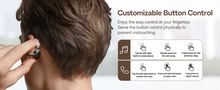 Belaidės Bluetooth 5.4 ausinės Bowie MC1 su įkrovimo dėklu, juodos A00083501126-00 6932172684358