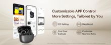 Belaidės Bluetooth 5.4 ausinės Bowie MC1 su įkrovimo dėklu, juodos A00083501126-00 6932172684358