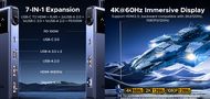 Docking station 7in1 USB-C to USB3.0, HDMI,  USB-C, PD 85W CM888 UGREEN UGREEN/45155 6941876241552