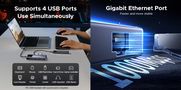 Docking station 7in1 USB-C to USB3.0, HDMI,  USB-C, PD 85W CM888 UGREEN UGREEN/45155 6941876241552