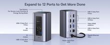 Docking Station 1in12 USB C plug - 2xHDMI RJ45 SD/TF USB3 NU1 Air Spacemate BASEUS B00568103813-00 6932172687137