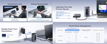 Docking Station 1in12 USB C pistik - 2xHDMI RJ45 SD/TF USB3 NU1 Air Spacemate BASEUS B00568103813-00 6932172687137