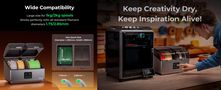 Filament dryer for 4 spools up to 80℃ SpacePi X4 CREALITY CRE-4005010100 6977905741236
