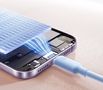 Kabelis USB C - IP Lightning 2m 20W baltas porėto silikono izoliacija BASEUS E0426A05 6932172693923