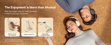 Wireless Bluetooth 5.3 Over-Ear Headphones Bowie D05, White NGTD020202 6932172626020