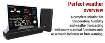 Wireless Digital Weather Station with Outdoor Sensor, Black E8620 8592920136188