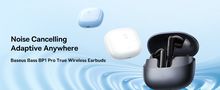Belaidės Bluetooth 6.0 ausinės Bass BP1 Pro su triukšmo slopinimu ir įkrovimo dėklu, juodos A0010504 6932172694982