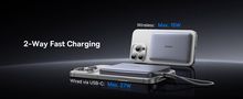 LiPo PowerBank 10000mAh 27W wireless QI2 charger, with magnet Magsafe Titanium Ultra-slim PicoGo AM41BASEUS E0027203 6932172691684