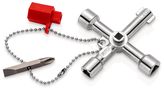 KNIPEX 00 11 03 Control Cabinet Key for all standard cabinets and shut-off systems 76 mm 00 11 03 4003773041658