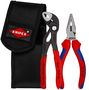 KNIPEX 00 20 72 V06 Mini pliers set in belt tool pouch 1 x 08 22 145, 1 x 87 01 150 160 mm 00 20 72 V06 4003773081937