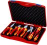 KNIPEX 00 21 15 Tool Box "RED" Electric Set 2 7 parts 275 mm 00 21 15 4003773042853