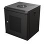 Commutation cabinet 19" wall mounted 7U 540x400x300mm (anthracite, not assembled) KS7U540X40X300PAKANT