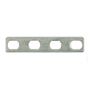 Cross-connector (terminal), when screwed in, Number of poles: 4, Pitch in mm: 7.90, Insulated: No, grey Weidmuller 0194500000 04008190025601
