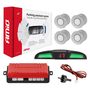 Parking assistant system LED COB 4 sensor silver, AMiO 5903293022825