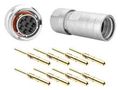 CIRCULAR CONNECTOR, PLUG, 8POS, CABLE RT06128SNH03SS-K