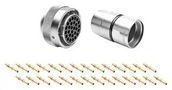 CIRCULAR CONNECTOR, PLUG, 28POS, CABLE RT062028SNH03SS-K